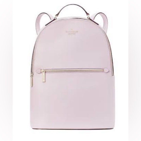 Kate Spade Perry Large Backpack in Lavender Saffiano Leather with Gold Hardware - Picture 13 of 13
